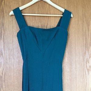Reformation Green Dress